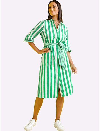 Robe-chemisier Qualité Tissée - Taille Standard - Helline