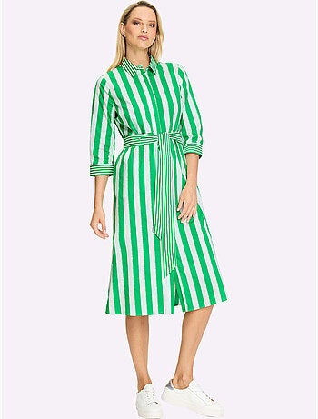 Robe-chemisier Qualité Tissée - Taille Standard - Helline