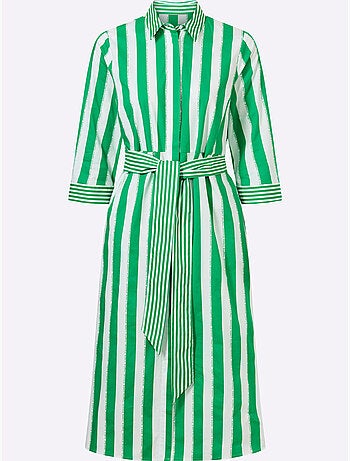 Robe-chemisier Qualité Tissée - Taille Standard - Helline