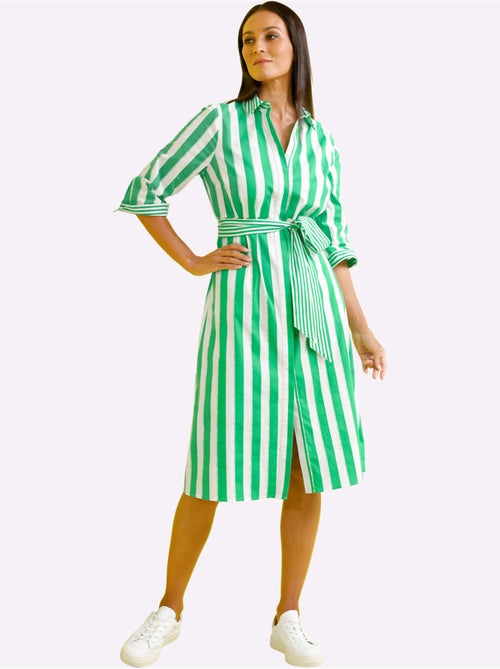 Robe-chemisier Qualité Tissée - Taille Standard - helline - Kiabi