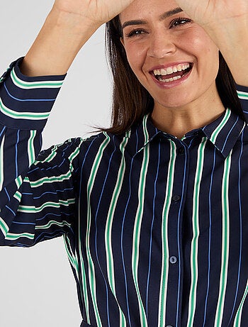 Robe-chemisier rayée - Damart