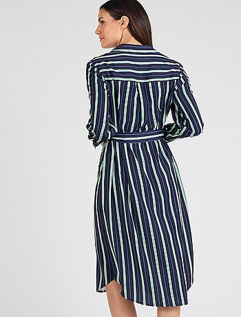 Robe-chemisier rayée - Damart