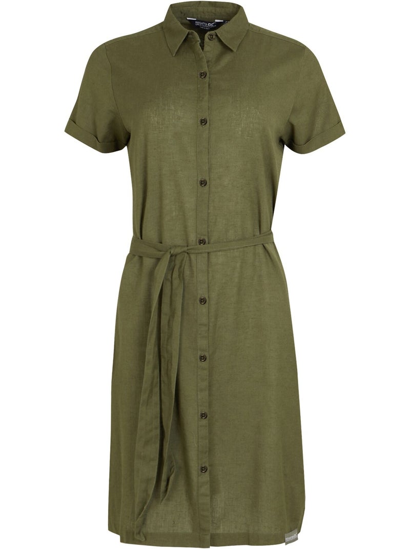 Robe chemisier rema - regatta Vert - Kiabi