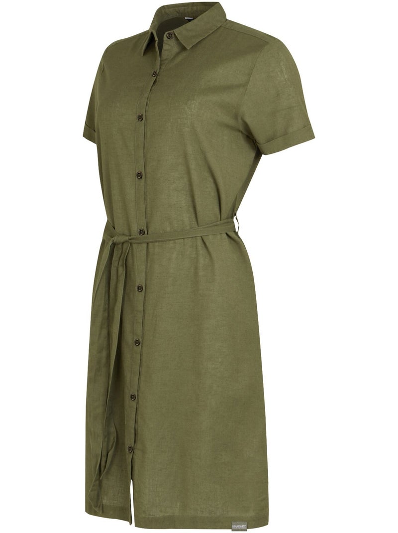 Robe chemisier rema - regatta Vert - Kiabi