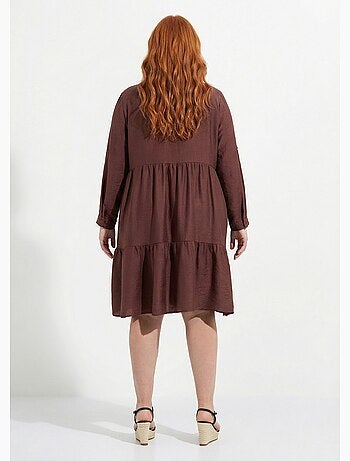 Robe chemisier volantée, inspiration folk - AFIBEL