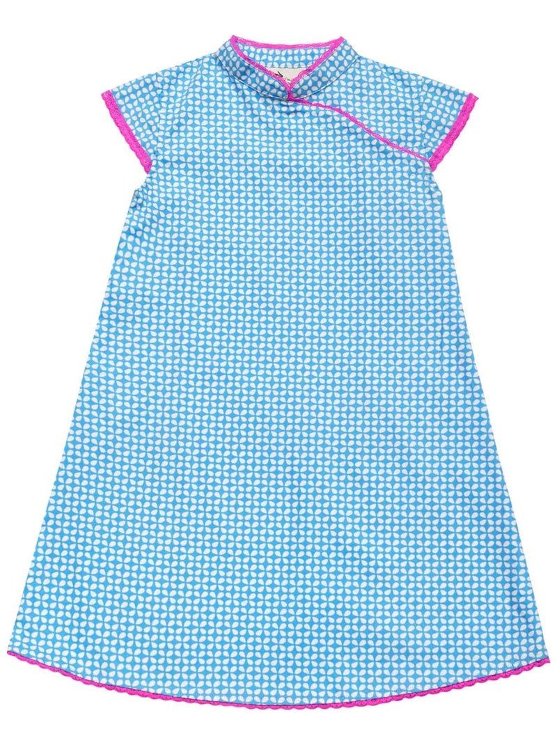 Robe Chinoise       ANNAM - La Faute à Voltaire Bleu turquoise - Kiabi