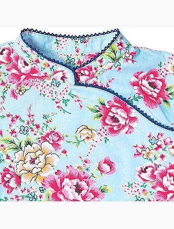 Robe Chinoise Fleurie ANNAM - La Faute à Voltaire