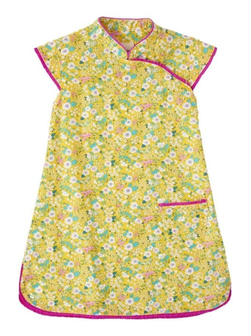 Robe Chinoise    Fleurie   Col Mao  ANNAM - La Faute à Voltaire - Kiabi