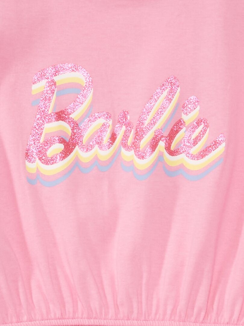 Robe cintrée imprimé 'Barbie' Rose - Kiabi