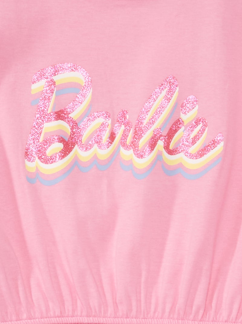 Robe cintrée imprimé 'Barbie' Rose - Kiabi