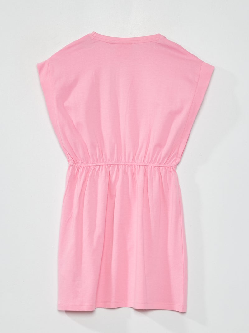 Robe cintrée imprimé 'Barbie' Rose - Kiabi