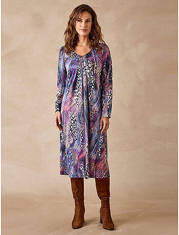 Robe classique en maille confortable