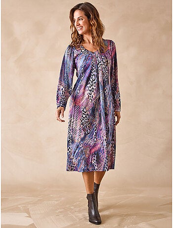 Robe classique en maille confortable