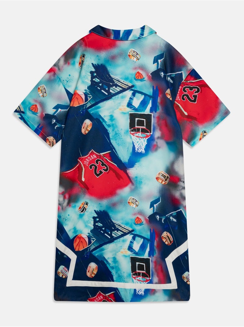 Robe col chemise - Jordan Bleu - Kiabi