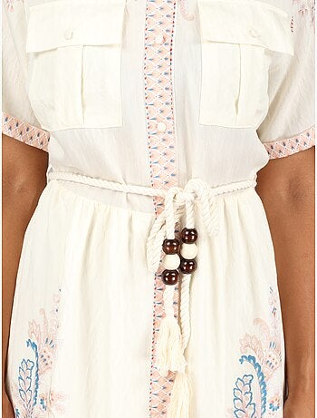 Robe col chemise