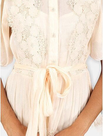 Robe col chemise
