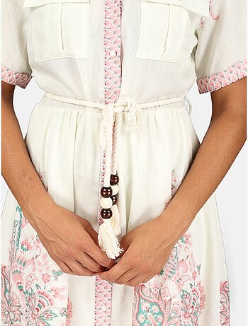 Robe col chemise
