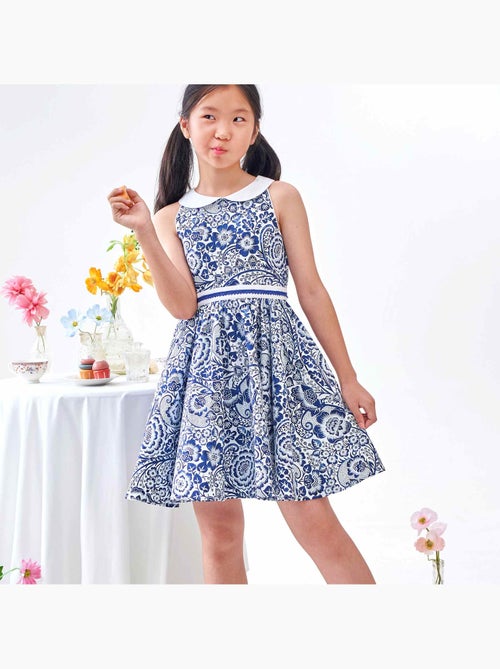 Robe Col Claudine    Fleurie   HEPBURN - La Faute à Voltaire - Kiabi