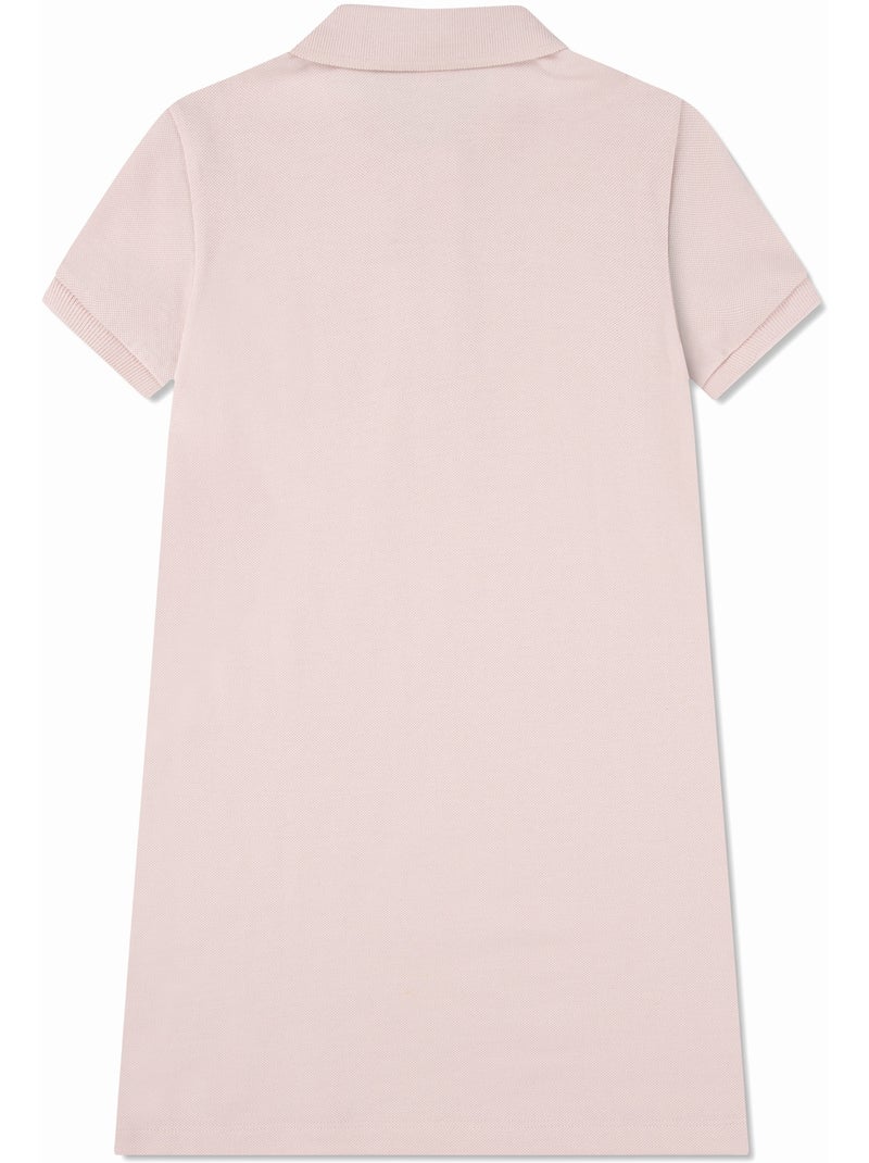 Robe col polo - Lacoste Rose clair - Kiabi