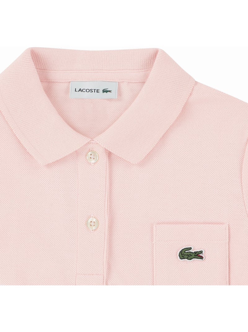 Robe col polo - Lacoste Rose clair - Kiabi