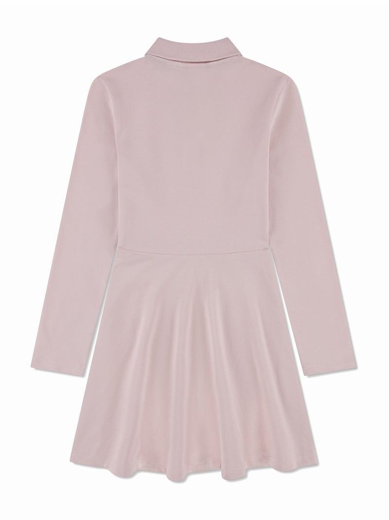 Robe col polo - Lacoste Rose - Kiabi