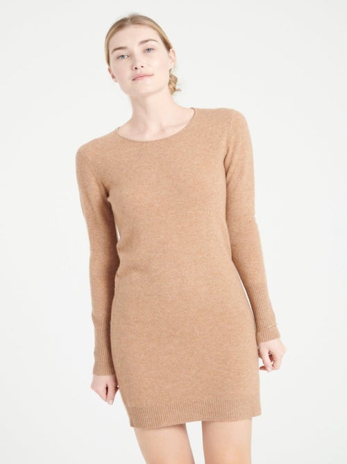 Robe col rond femme 100% cachemire - LILLY 12 - Kiabi Robe col rond femme 100% cachemire - LILLY 12 - Kiabi