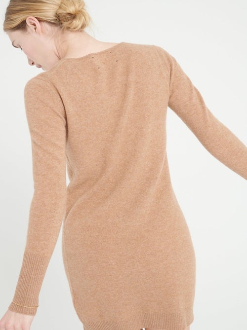 Robe col rond femme 100% cachemire - LILLY 12 - Kiabi Robe col rond femme 100% cachemire - LILLY 12 - Kiabi
