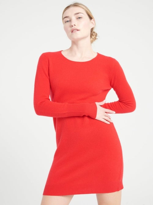 Robe col rond femme 100% cachemire - LILLY 12 - Kiabi