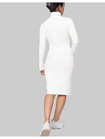 Robe Col Roulé Kebello