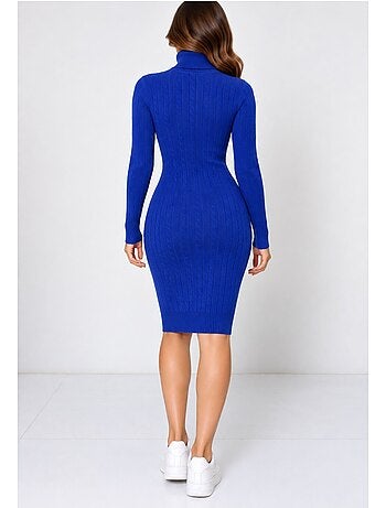 Robe col roulé kebello