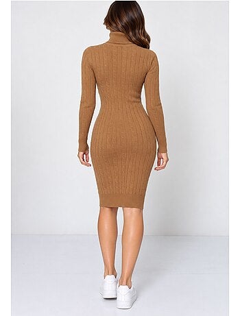 Robe col roulé kebello
