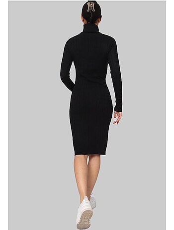 Robe Col Roulé Kebello