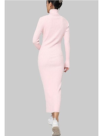 Robe Col Roulé Kebello