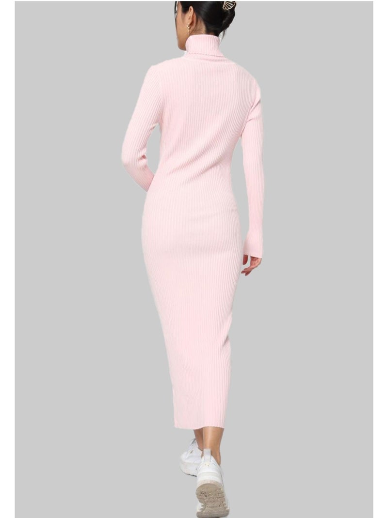 Robe Col Roulé Kebello Rose - Kiabi