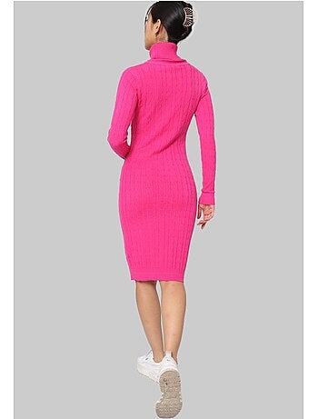 Robe Col Roulé Kebello