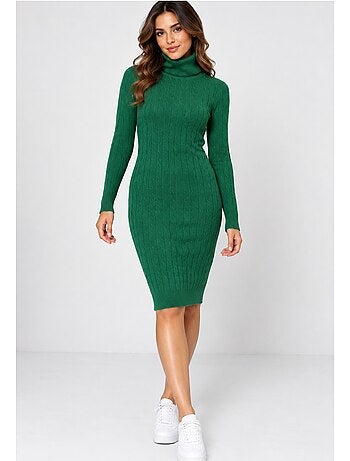 Robe col roulé kebello