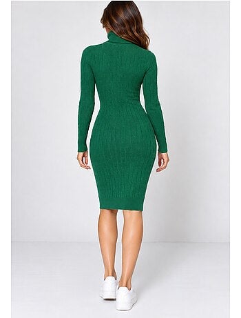 Robe col roulé kebello