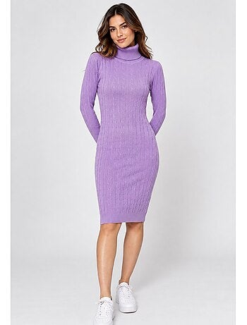 Robe col roulé kebello