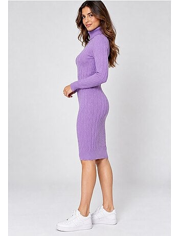 Robe col roulé kebello