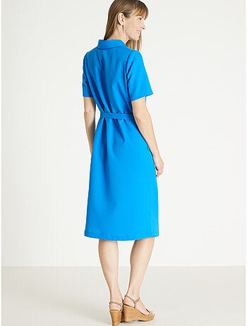 Robe col tailleur manches courtes - DAXON