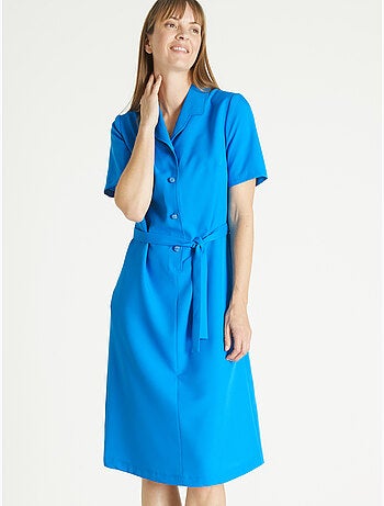 Robe col tailleur manches courtes - DAXON