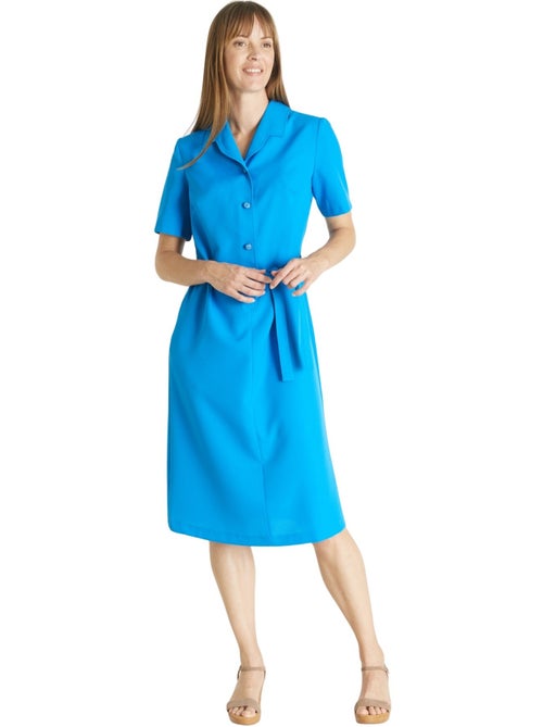 Robe col tailleur manches courtes - DAXON - Kiabi Robe col tailleur manches courtes - DAXON - Kiabi