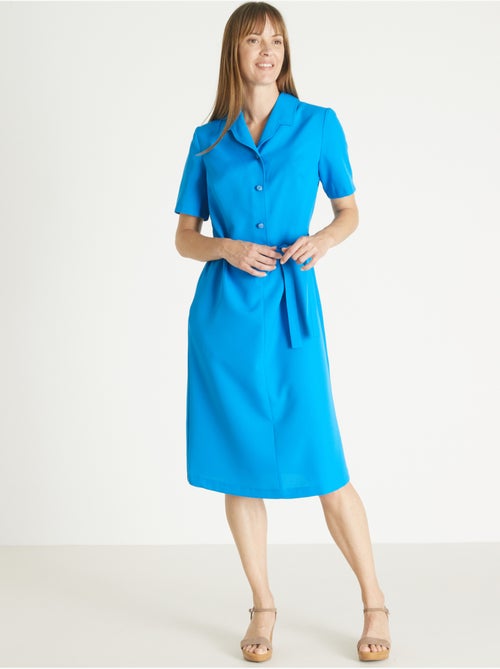 Robe col tailleur manches courtes - DAXON - Kiabi Robe col tailleur manches courtes - DAXON - Kiabi