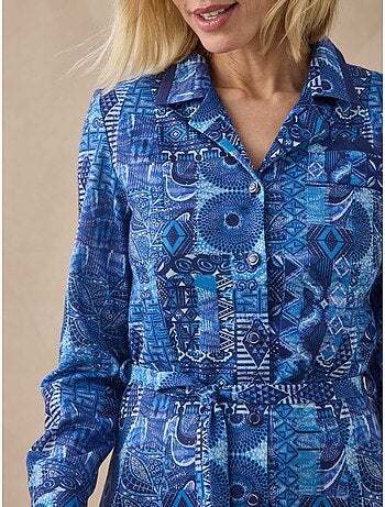 Robe col tailleur manches longues - DAXON