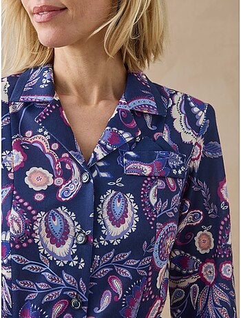 Robe col tailleur manches longues - DAXON