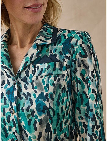 Robe col tailleur manches longues - DAXON