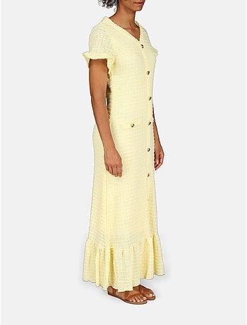Robe col v