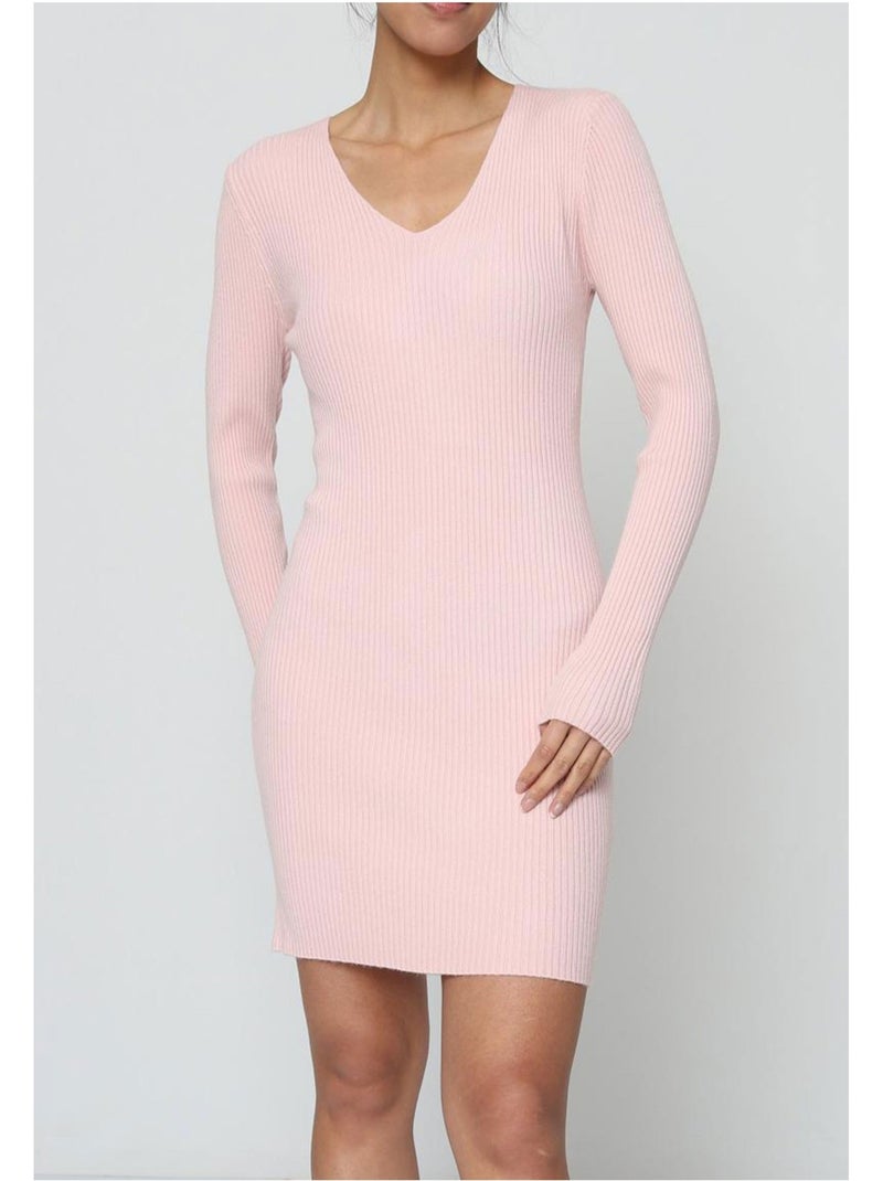 Robe Col V Kebello Rose - Kiabi