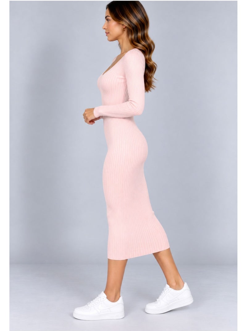 Robe col v kebello Rose - Kiabi