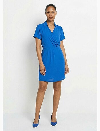 Robe col V manches courtes, Essentiel - Afibel